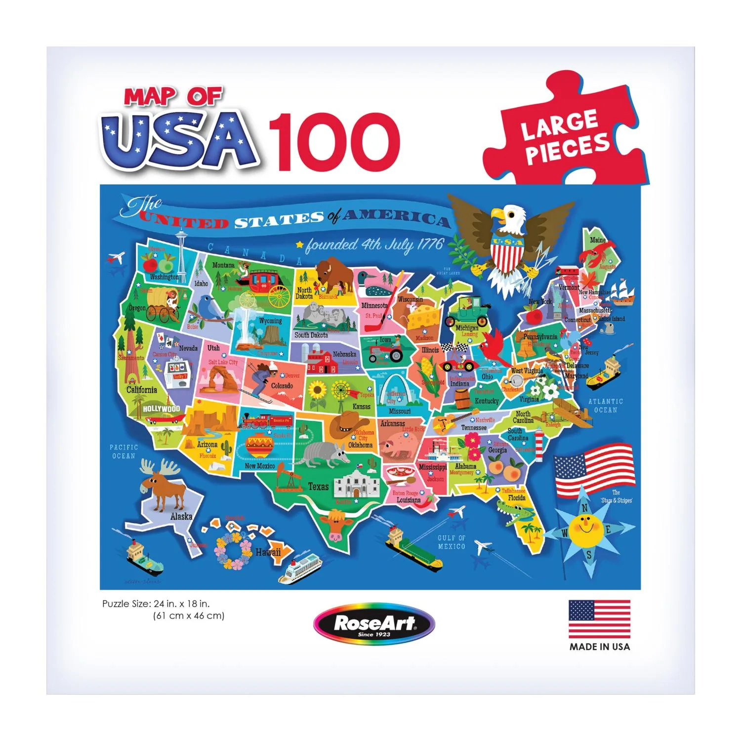 Kids Usa Map