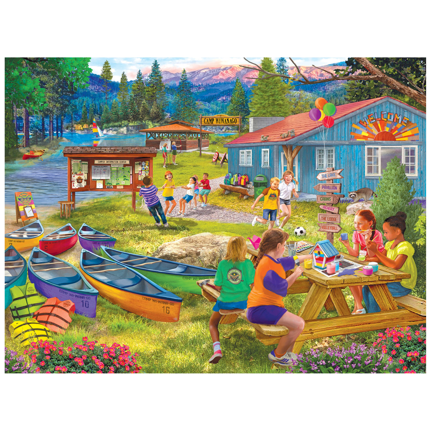 Bigelow Illustrations - Camp Wiwanago