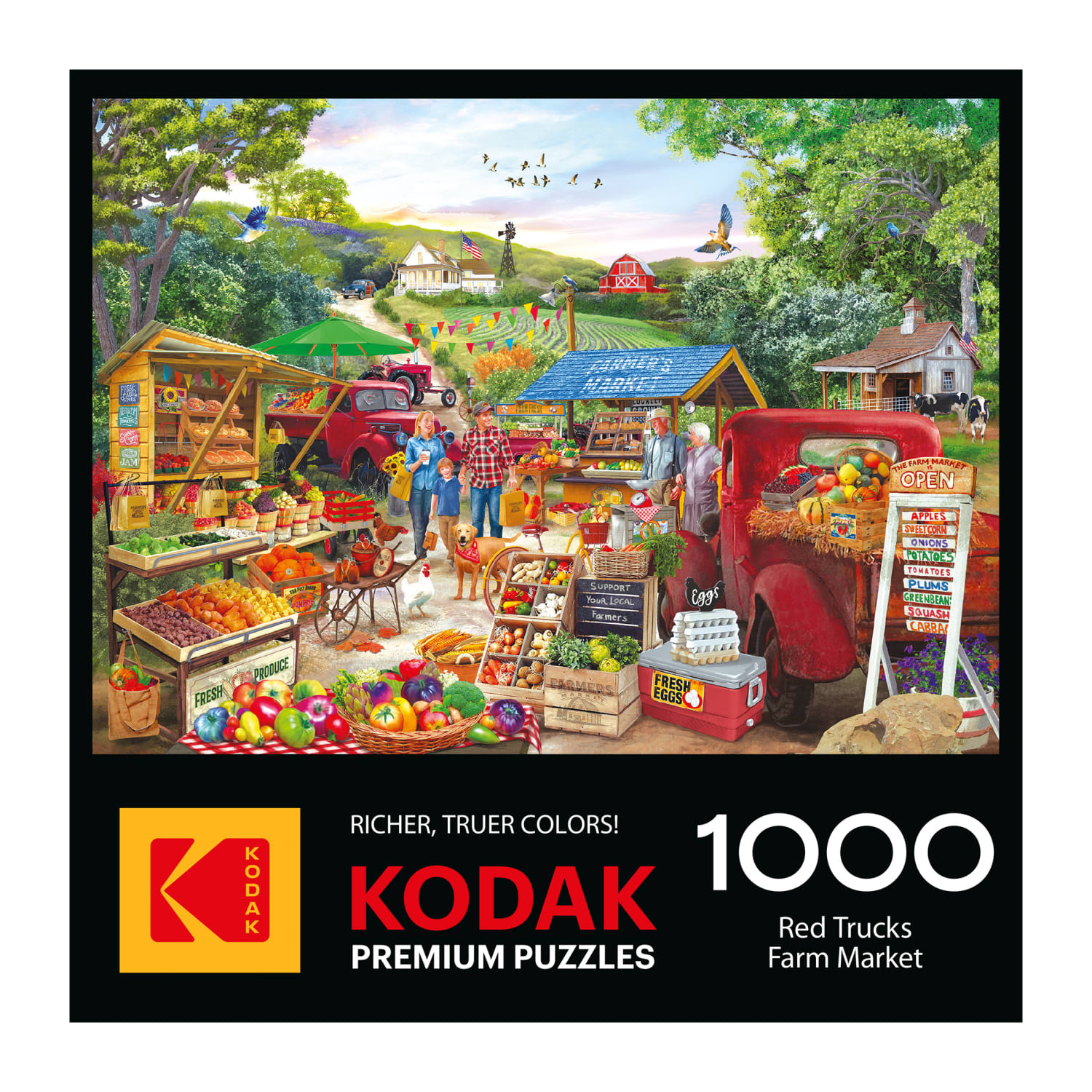 Red Trucks Farm Market Farm