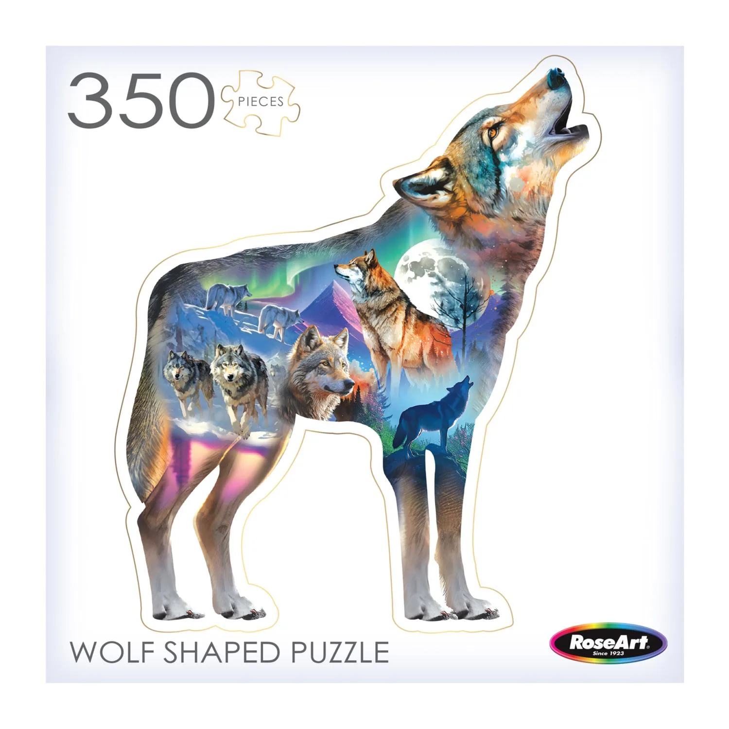 Big Shaped Puzzle - Wolf I Wolf