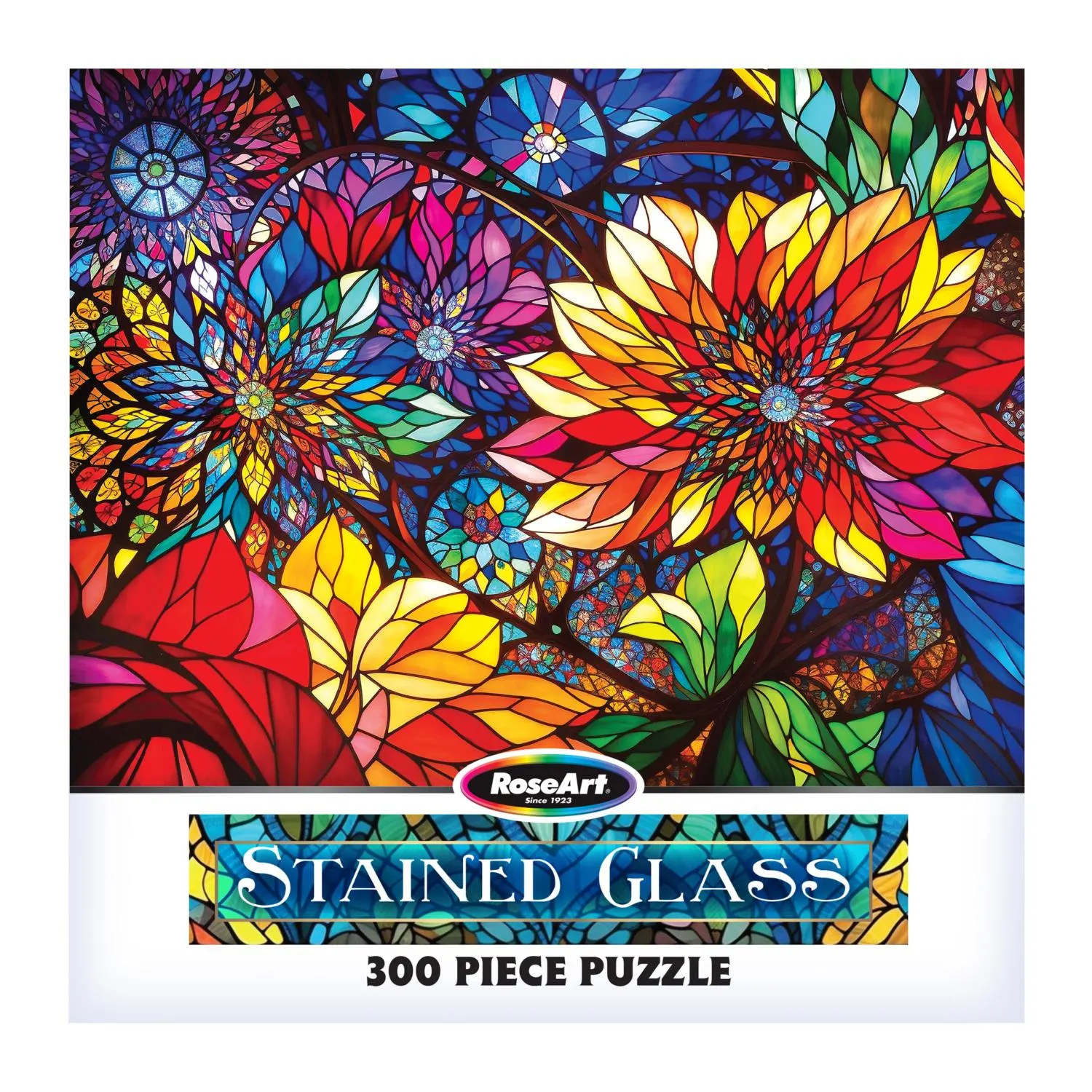 Roseart Stained Glass - Flowers Stained Glass Flower & Garden