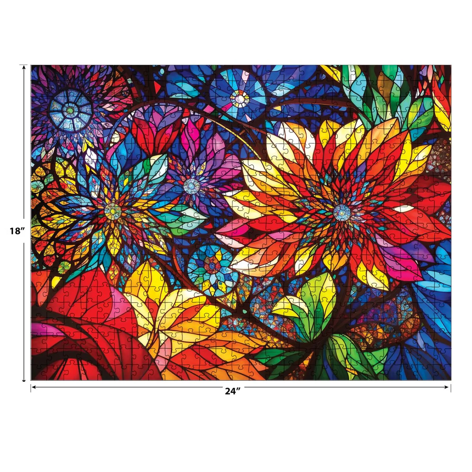 Roseart Stained Glass - Flowers Stained Glass