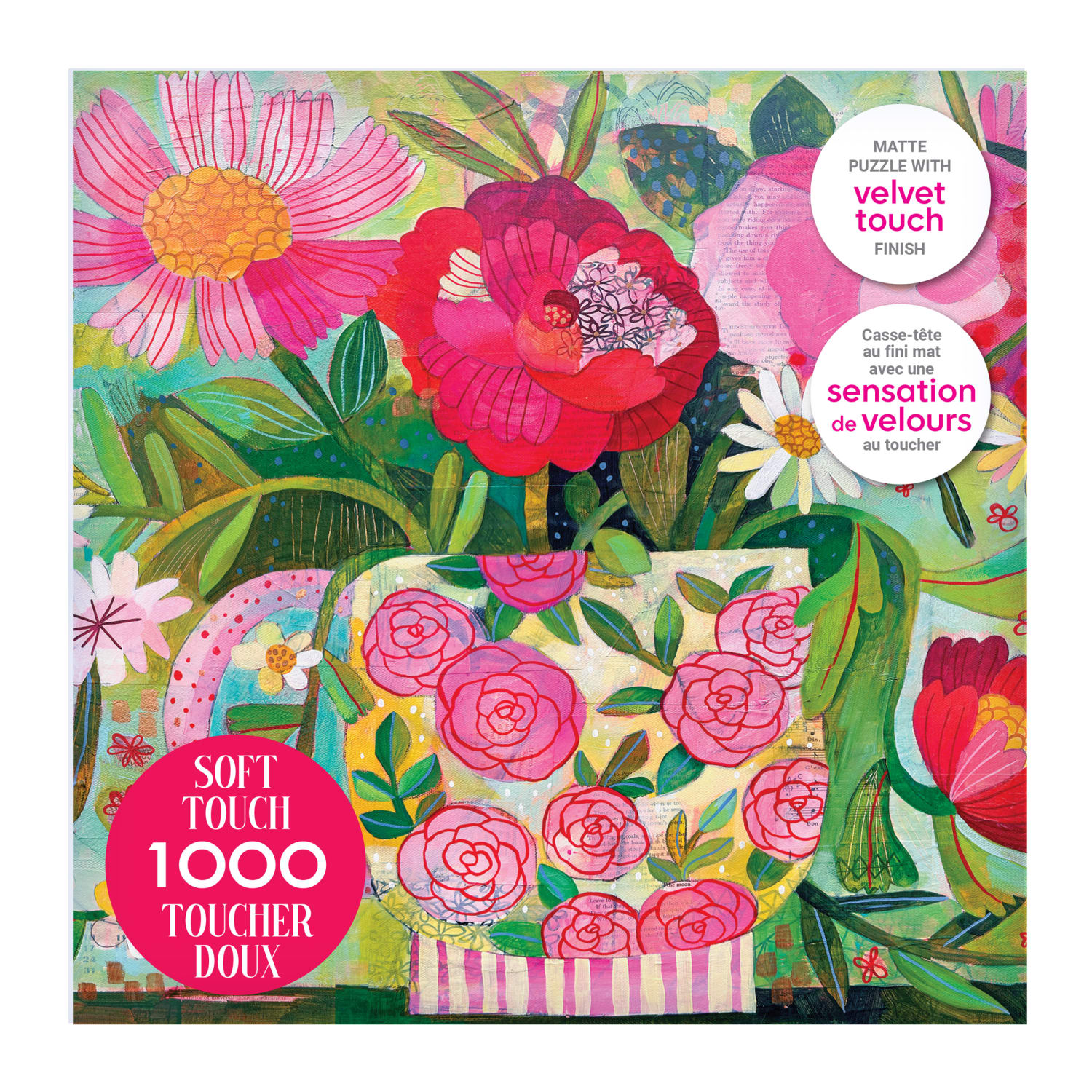 Soft Touch - Cup Full Of Rosie Flower & Garden