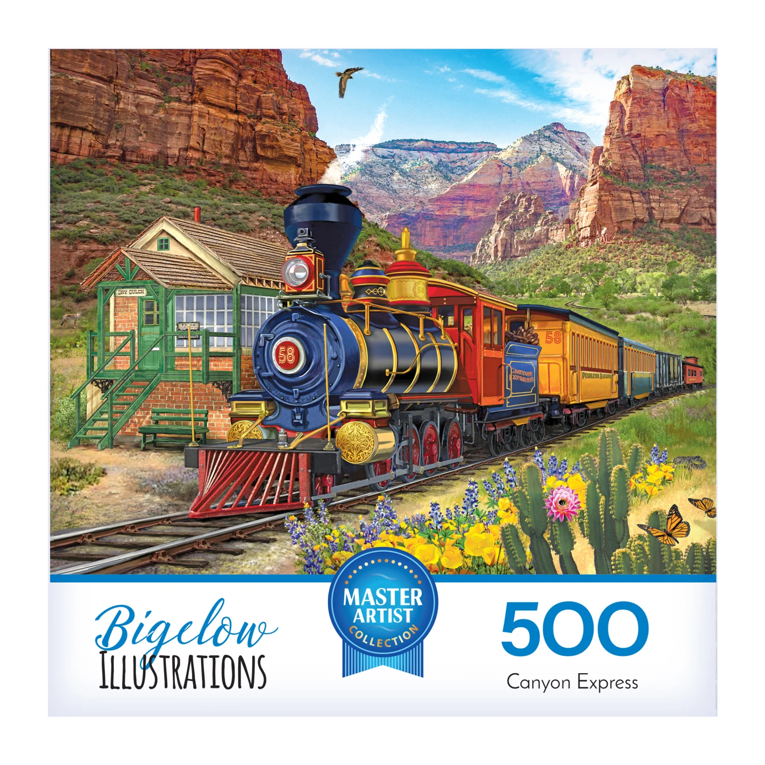 Bigelow Illustrations - Canyon Express Train