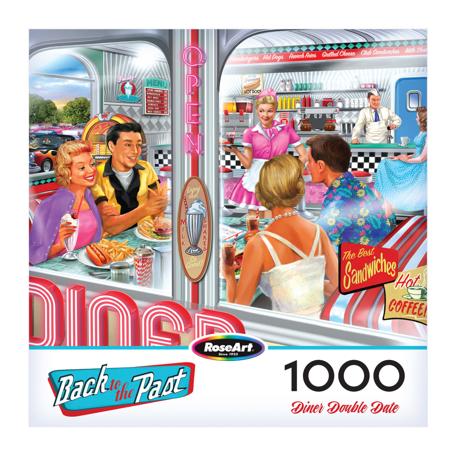 Back To The Past - Diner Double Date Nostalgic & Retro