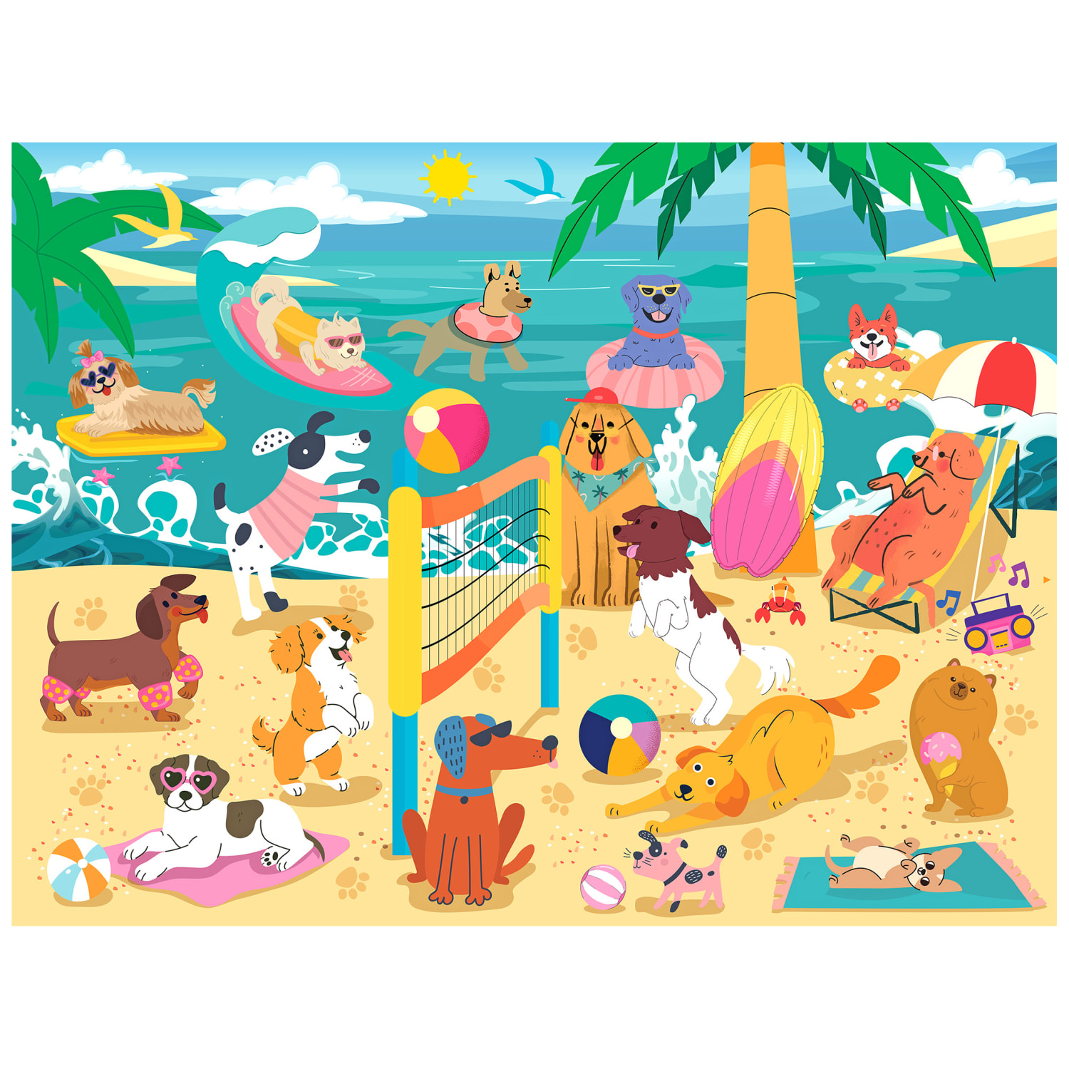 Sport Pups - Beach Volleyball Pups