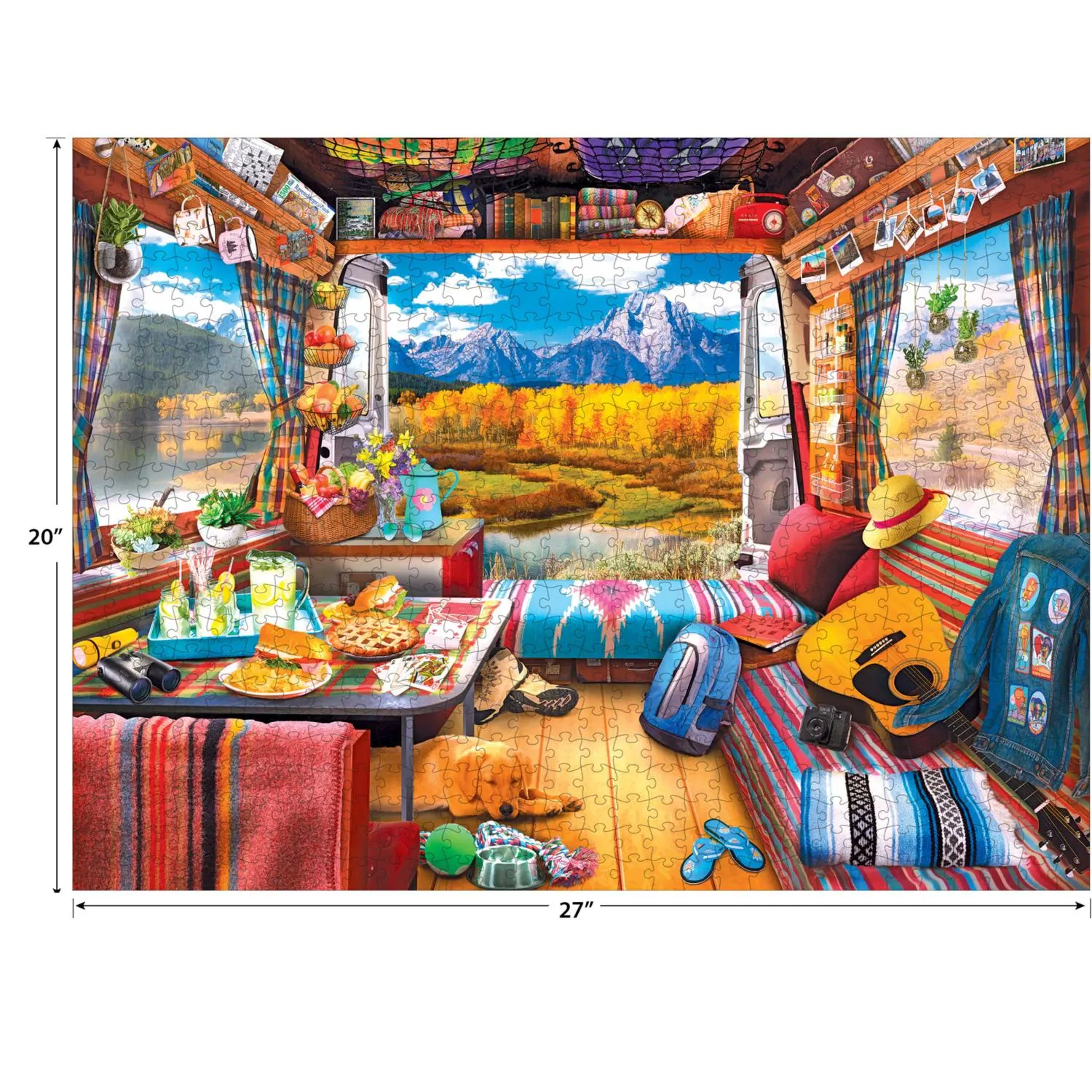 My Happy Place 750Pc - Van Life, The Grand Tetons