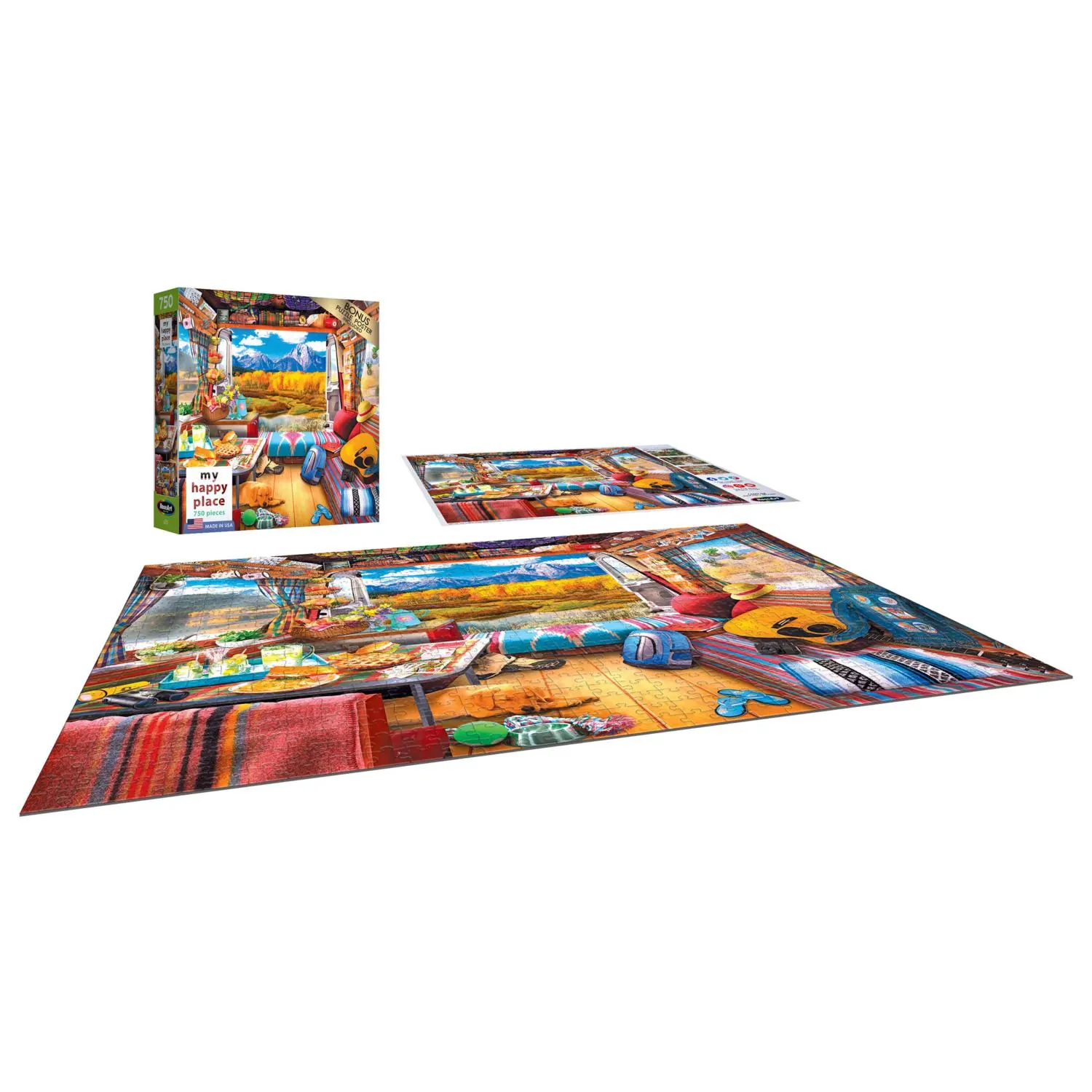 My Happy Place 750Pc - Van Life, The Grand Tetons