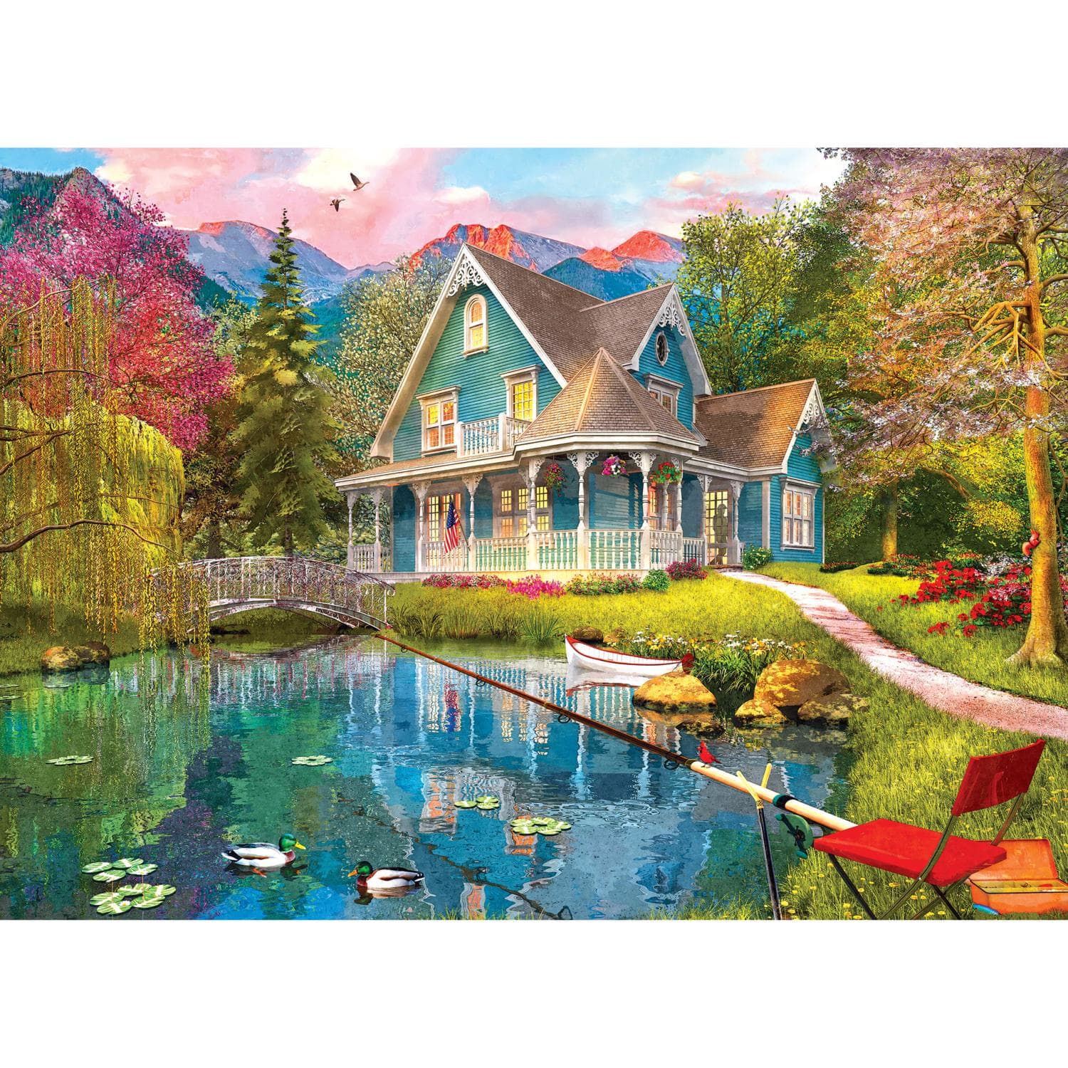 My Happy Place 1000Pc - Fishing Retreat