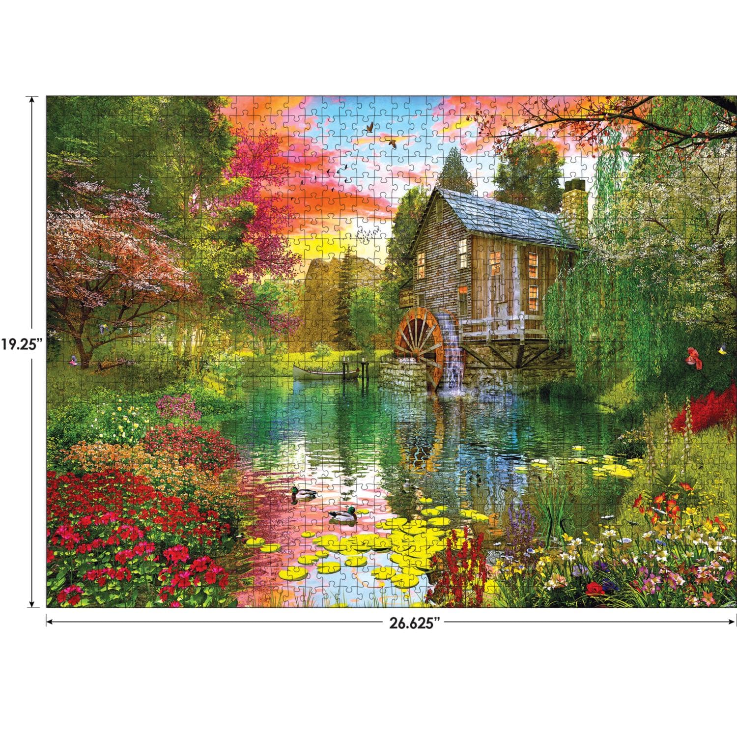 My Happy Place 1000Pc - Sunset At The Mill