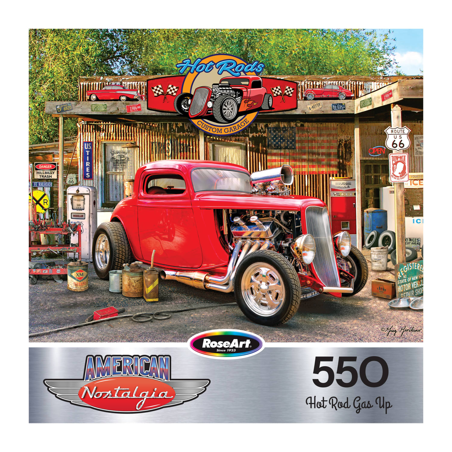 American Nostalgia - Hot Rod Gas Up Nostalgic & Retro