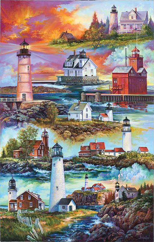 Gallery of Lighthouses Jigsaw Puzzle