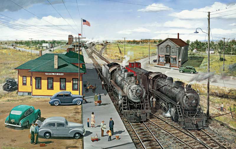 Waiting for the Mountaineer Train