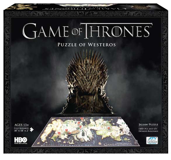 Game of Thrones:  Westeros Maps & Geography Jigsaw Puzzle