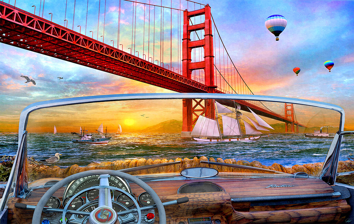 Golden Gate Adventure San Francisco Jigsaw Puzzle