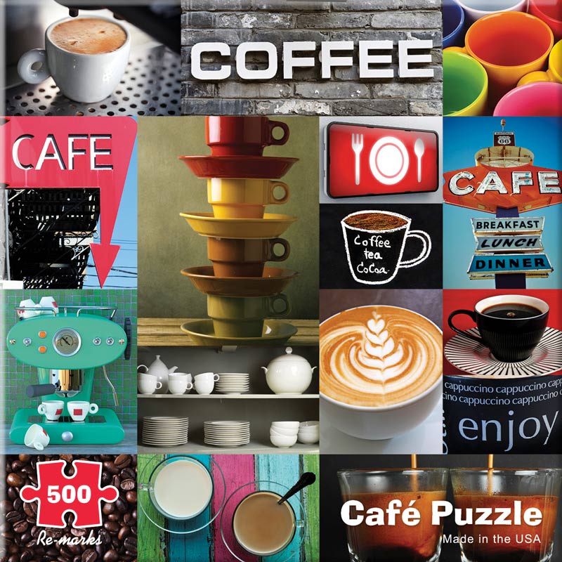 Cafe Collage Jigsaw Puzzle