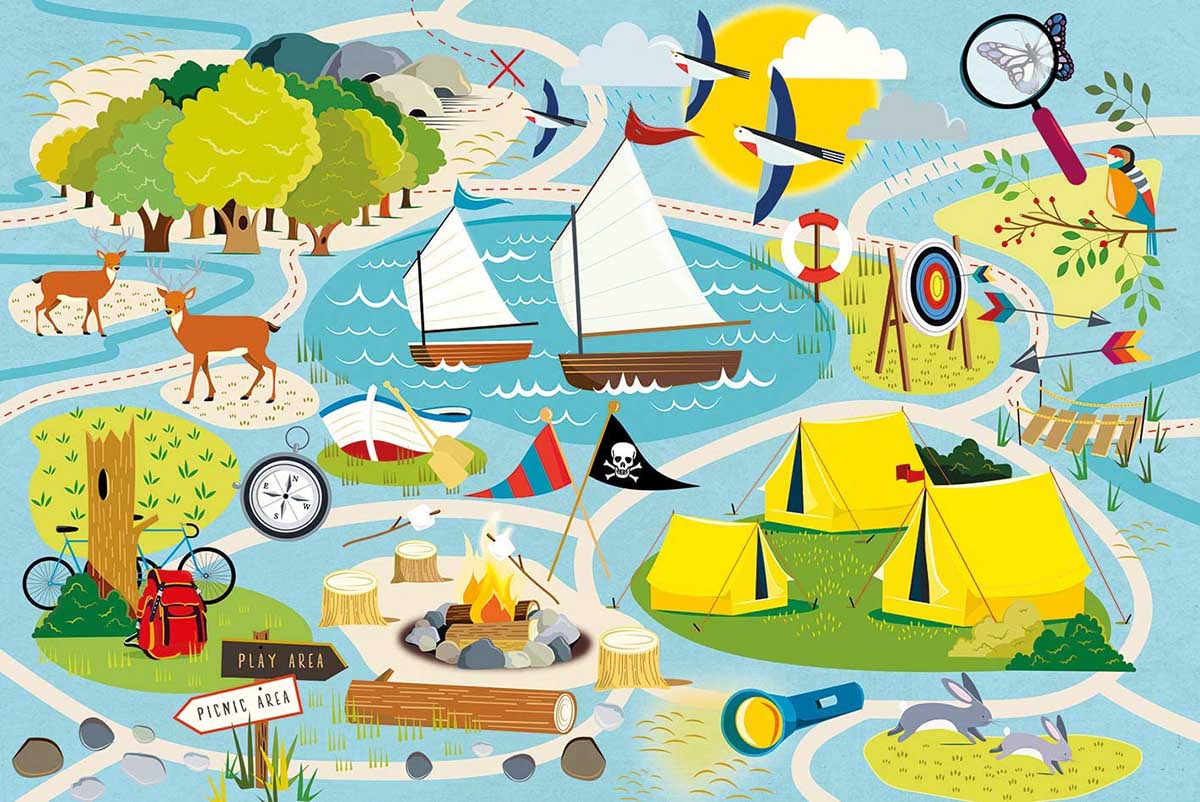Camp Gibson Summer Jigsaw Puzzle