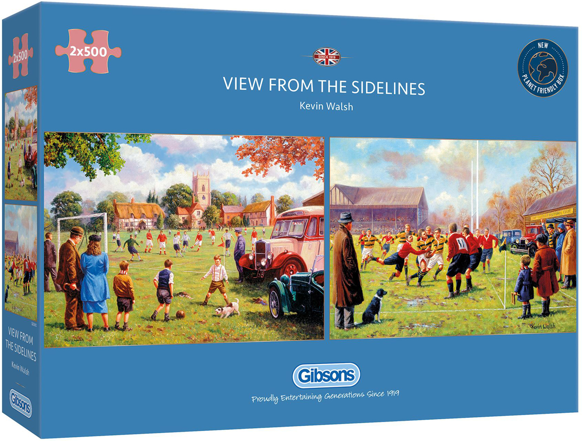 View from the Sidelines Sports Jigsaw Puzzle