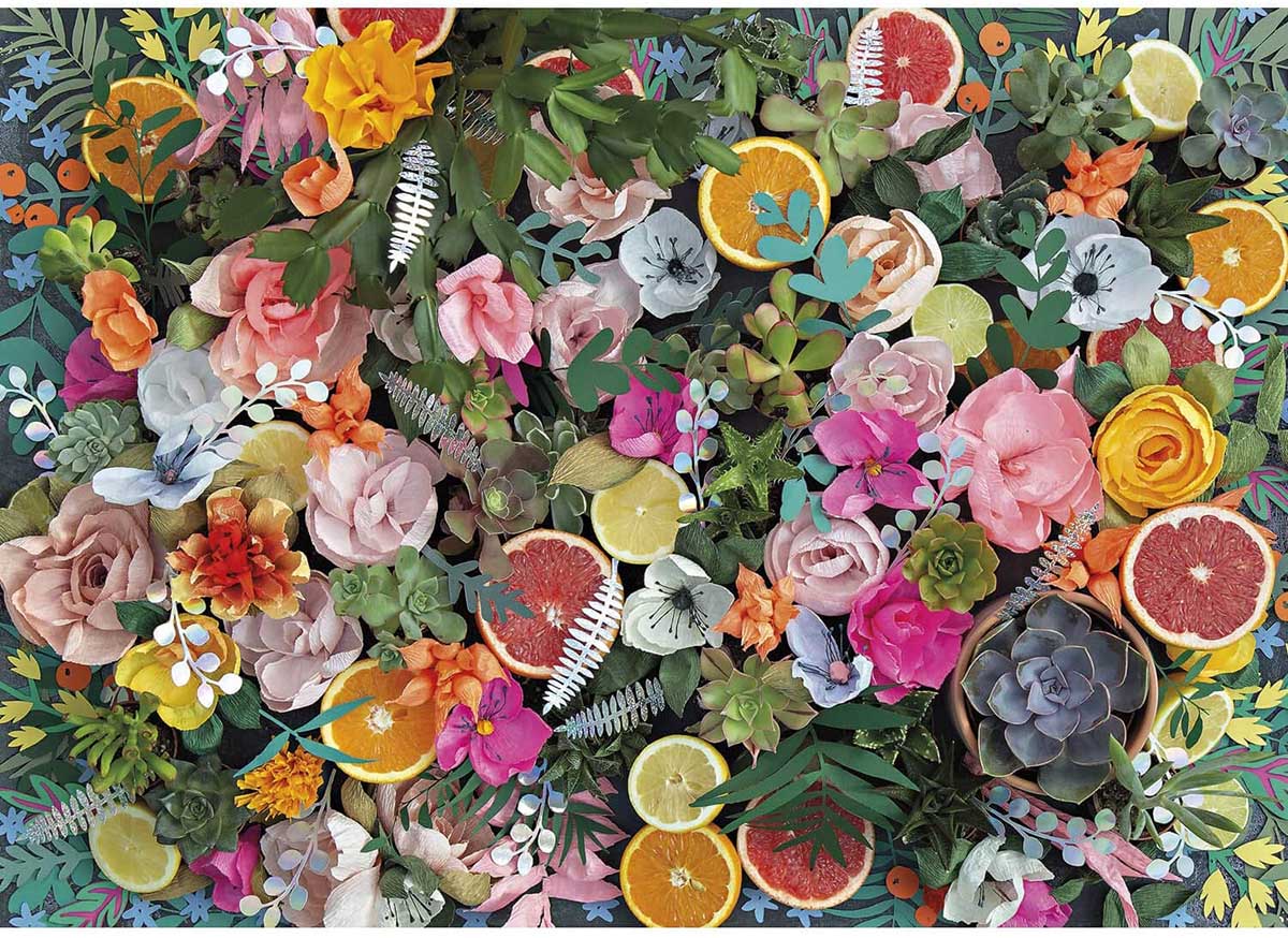 Paper Flowers Flower & Garden Jigsaw Puzzle