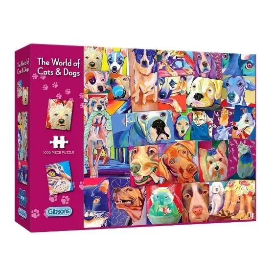 The World of Cats & Dogs (1000) Cats