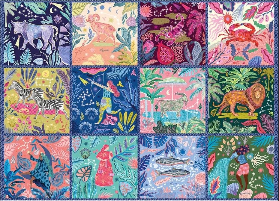 Zodiac Jungle Collage
