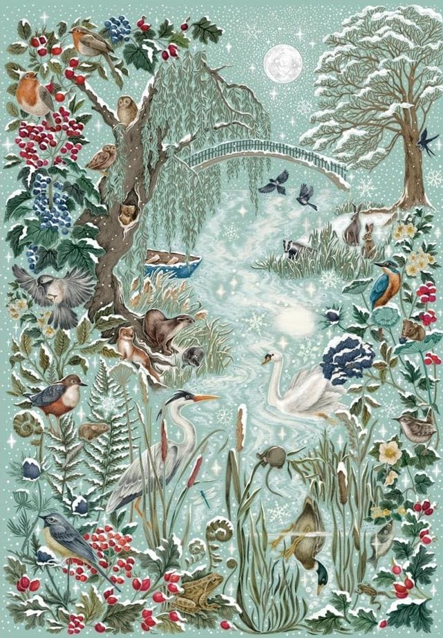 The Art File: Frosted River Birds