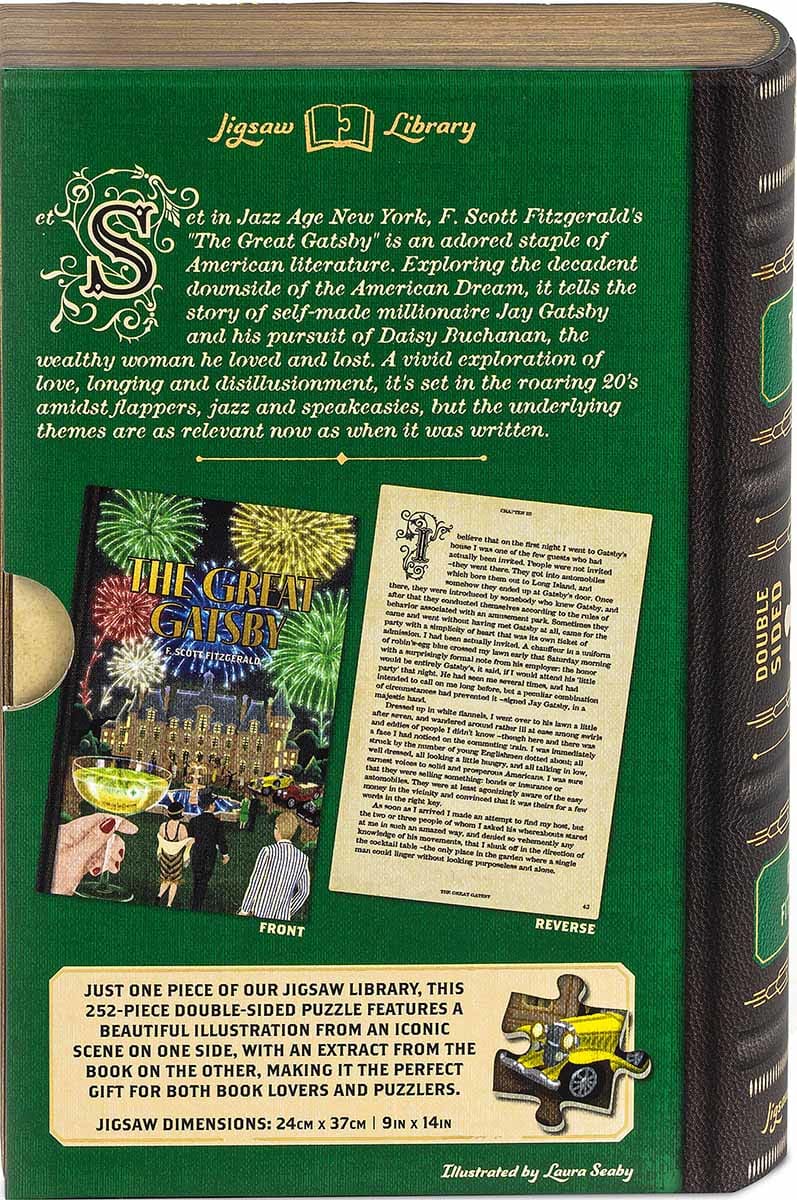 The Great Gatsby Double Sided Puzzle