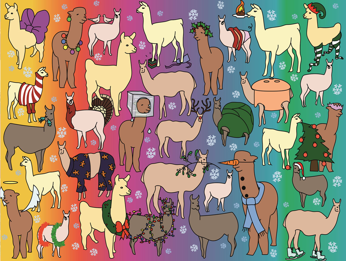 Christmas Llamageddon Animals