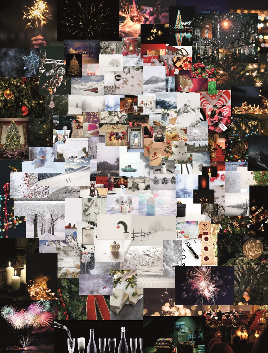Father Christmas Collage Christmas