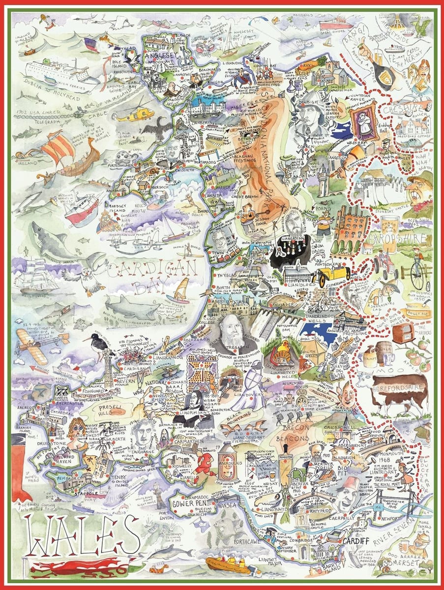 Map of Wales Maps & Geography