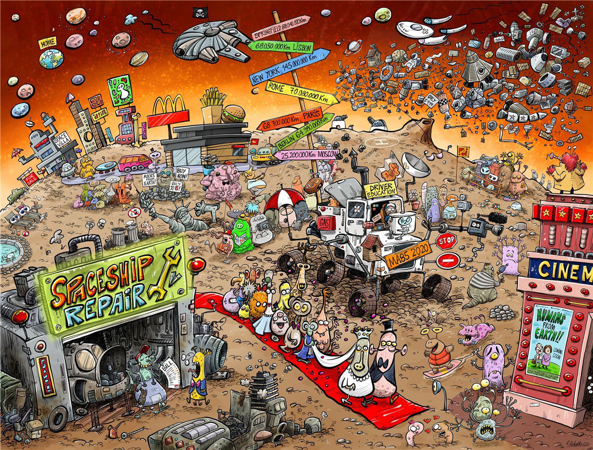 Chaos in Space Space