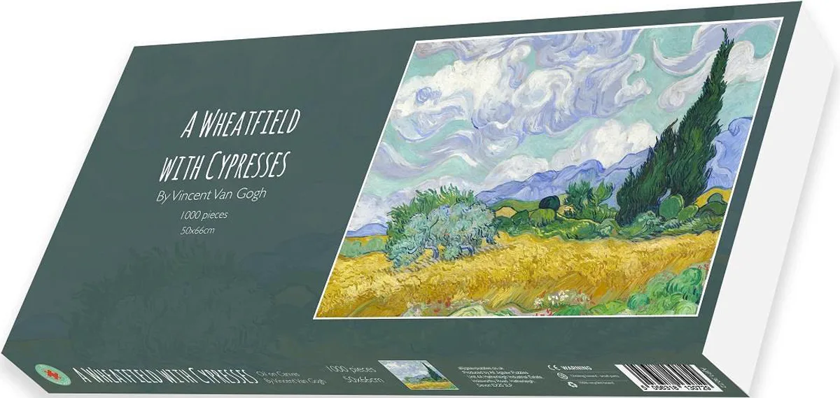 A Wheatfield, with Cypresses by Van Gogh