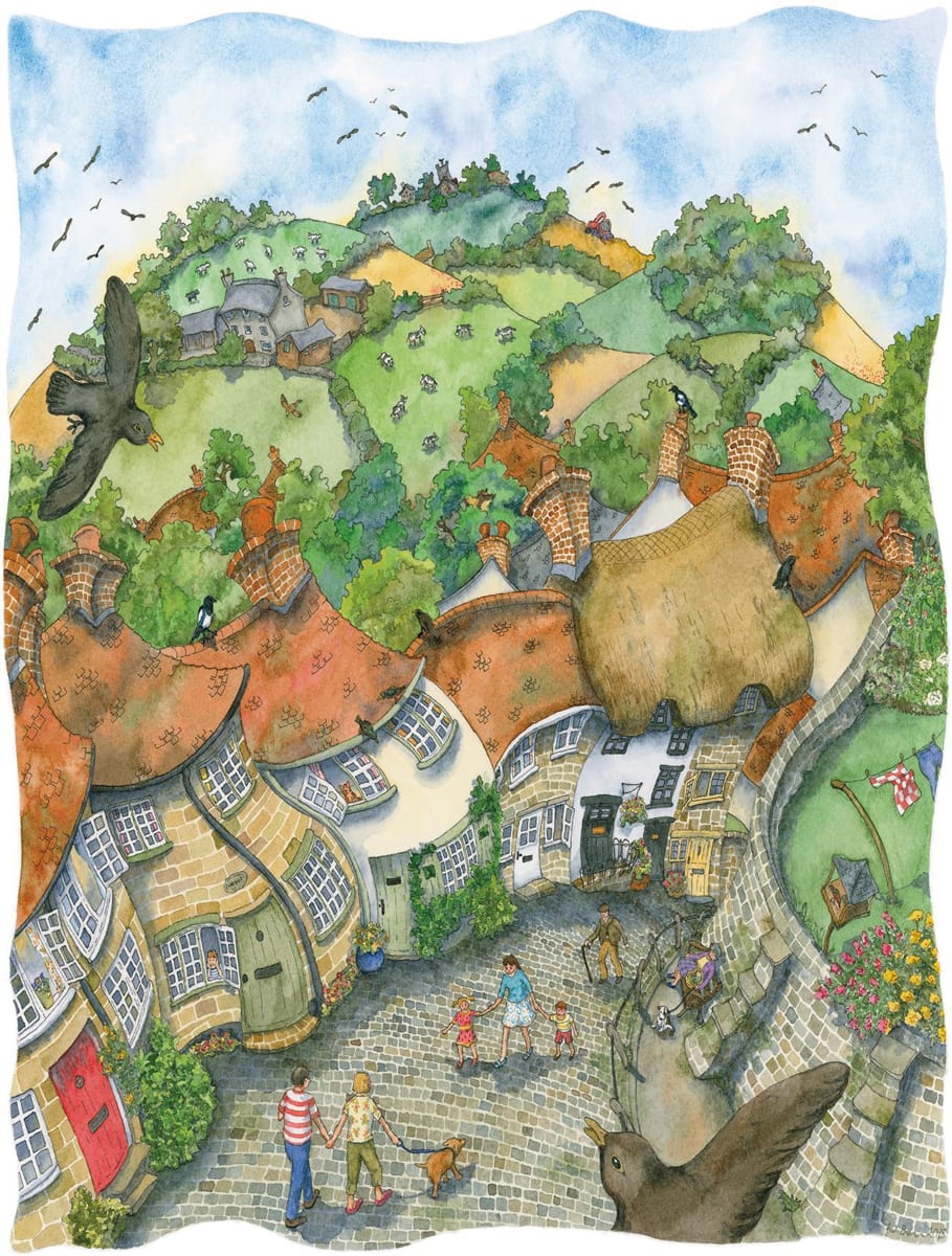 Gold Hill Shaftesbury Countryside