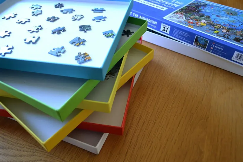 Puzzle Sorter Trays for Jigsaw Puzzles 