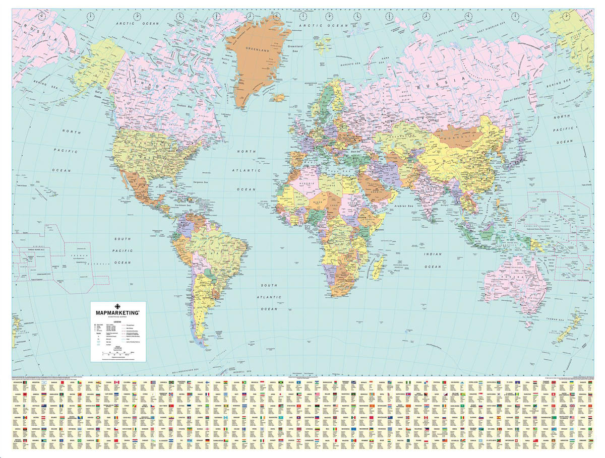 World Political Map Maps & Geography