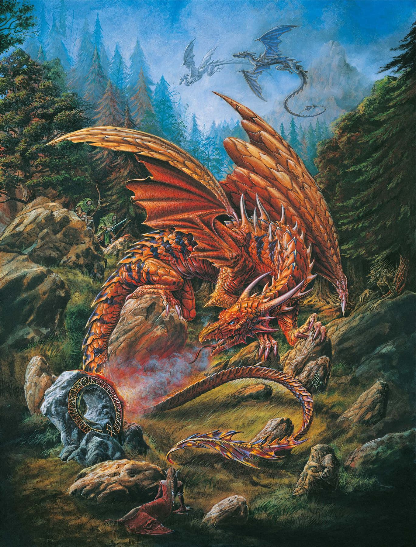Dragons of the Runering Gothic Art