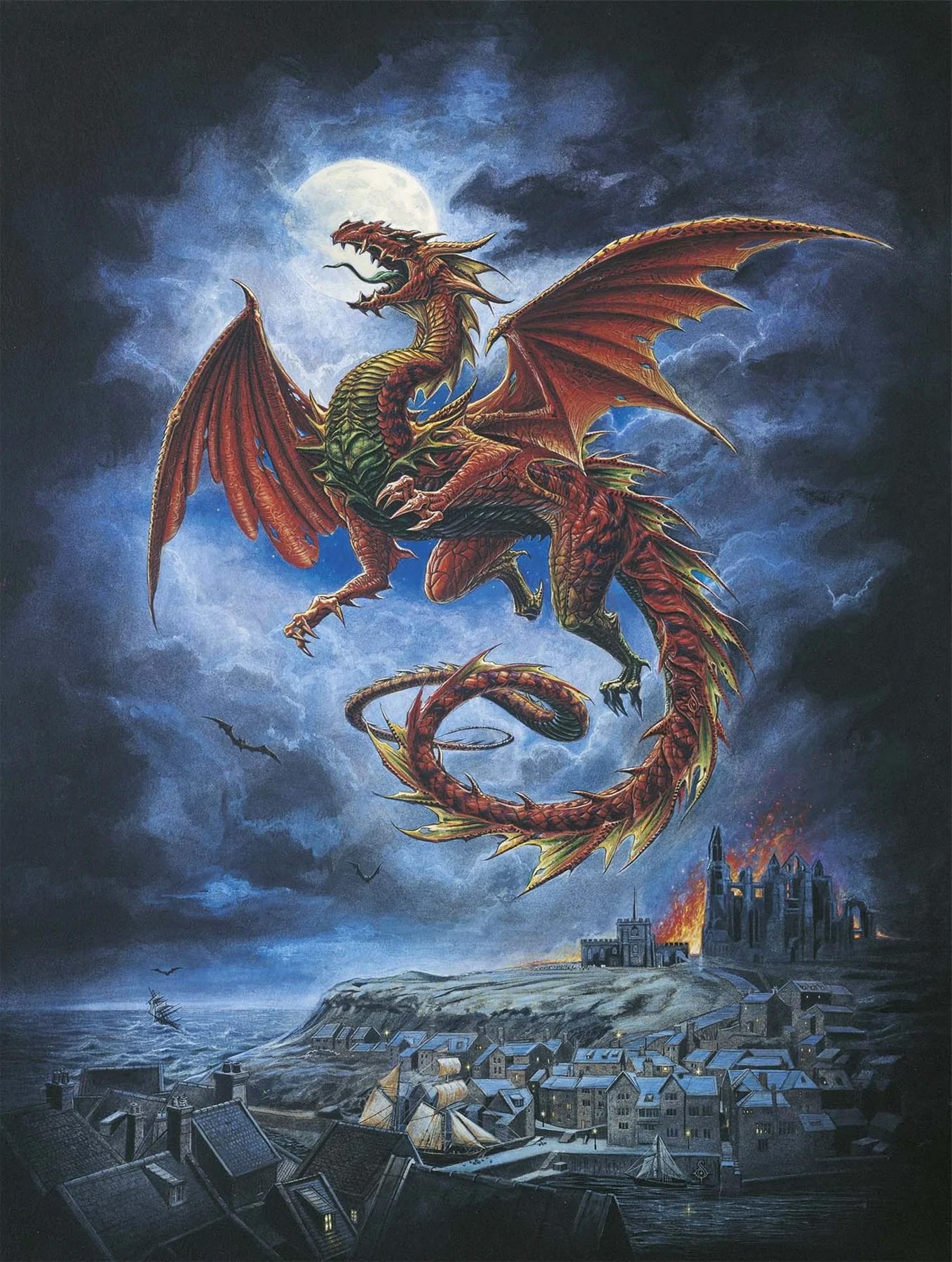 The Whitby Wyrm Gothic Art