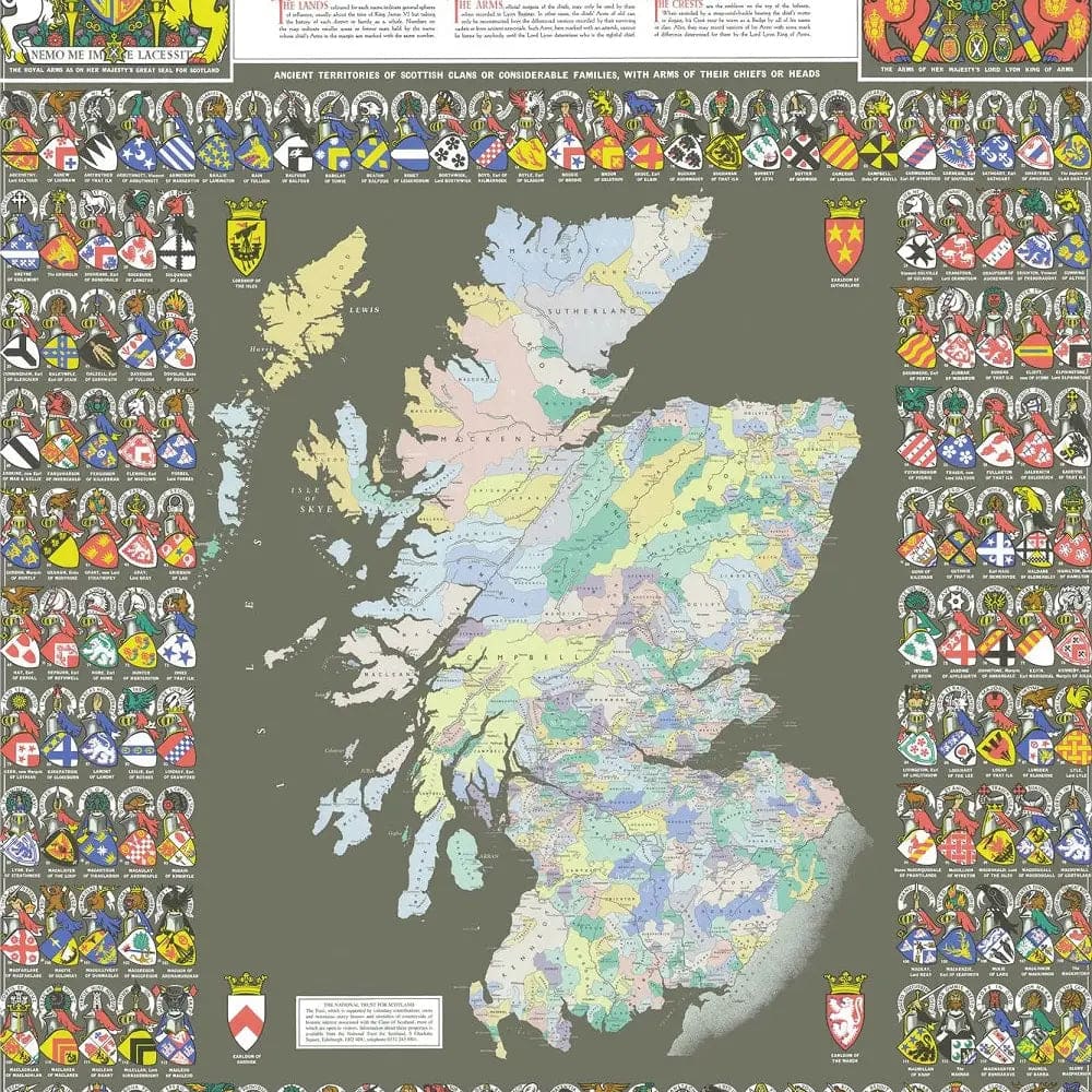 Scotland of Old Maps & Geography