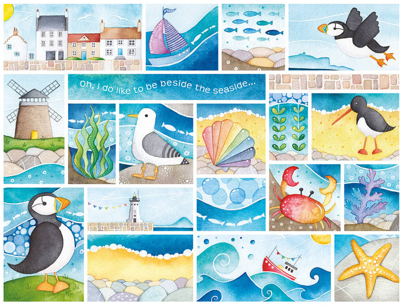 A Day at the Seaside Collage