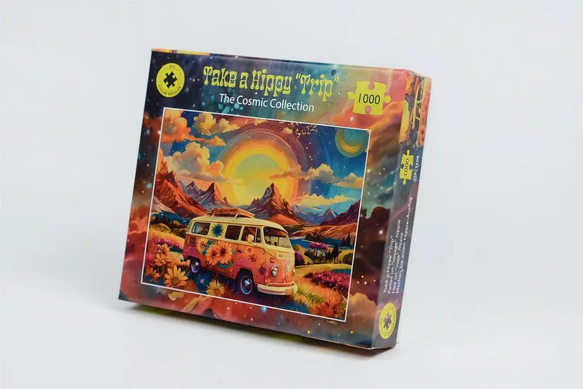 Take a Hippy "trip" 1000 Piece Jigsaw Puzzle - Scratch and Dent
