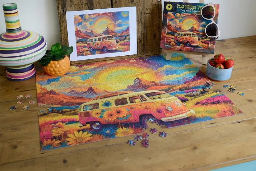 Take a Hippy "trip" 1000 Piece Jigsaw Puzzle - Scratch and Dent
