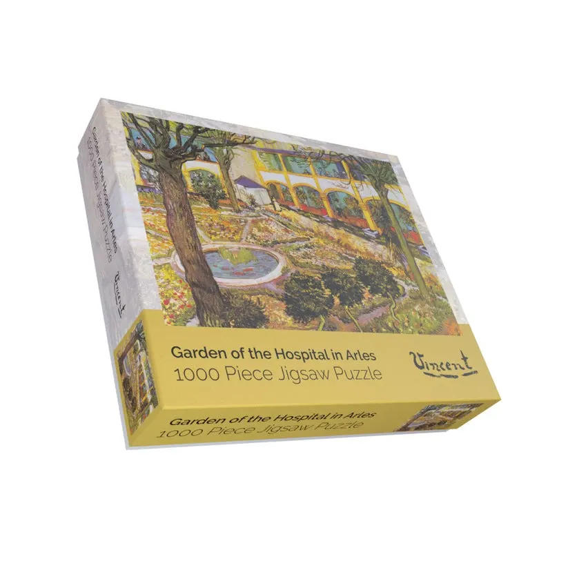Van Gogh Courtyard of the Hospital in Arles 1000 Piece Jigsaw - Scratch and Dent