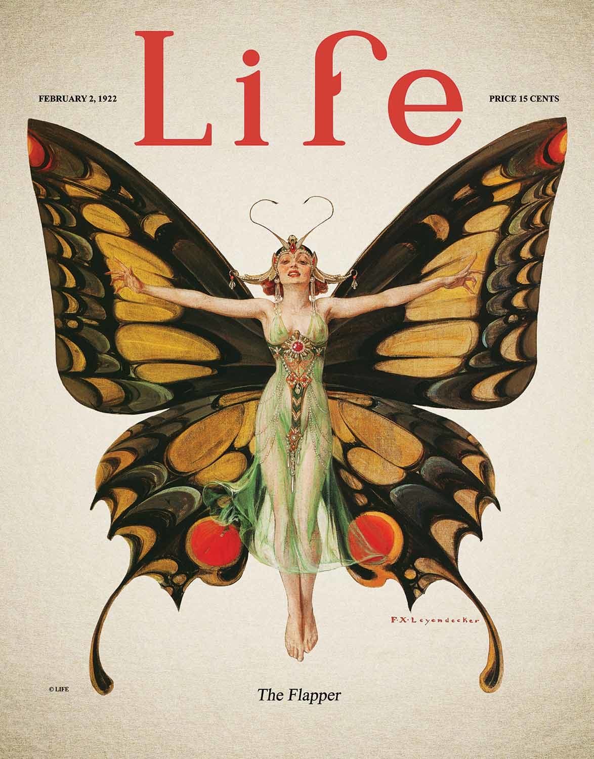 The Flapper - Life, 1922 Magazines and Newspapers
