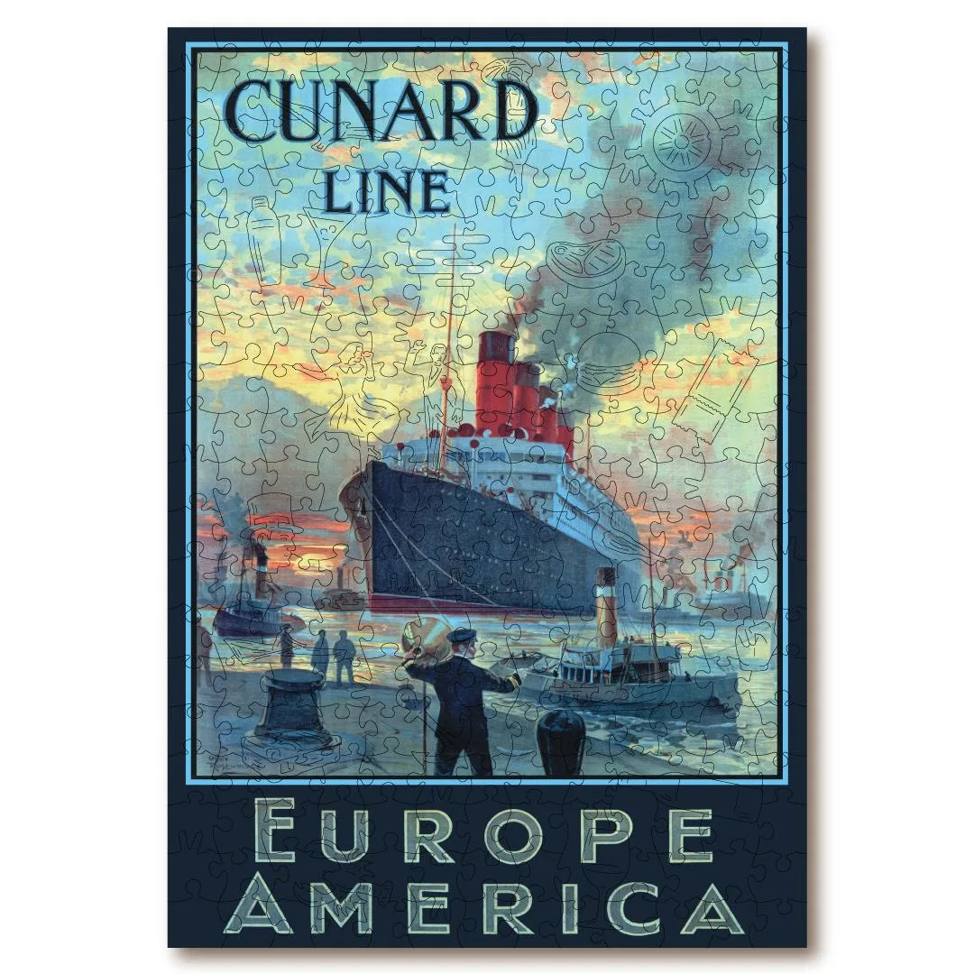 Vintage Poster - Life Aboard Cunard