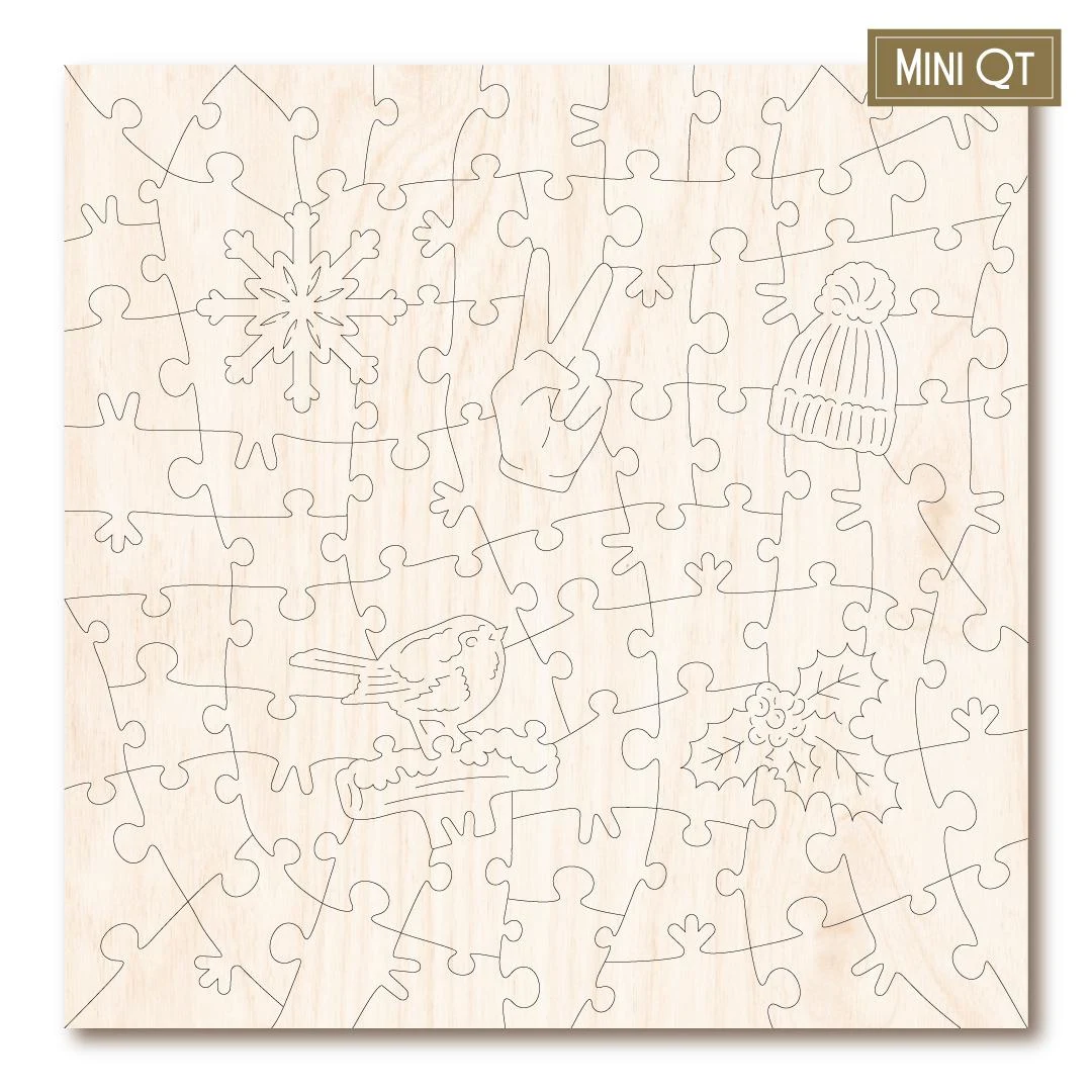 Winter Garden Robin - Mini Quarter Tin