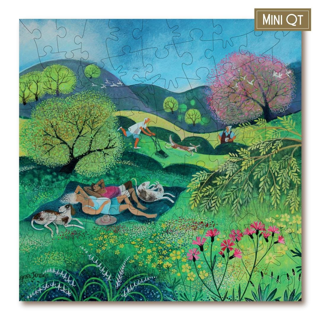 Sunny Suburban Sunday - Mini Quarter Tin Flower & Garden