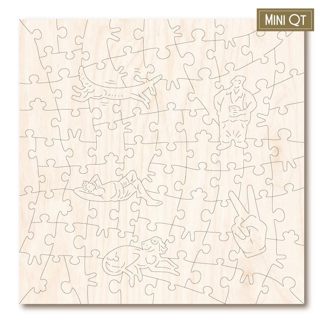 Sunny Suburban Sunday - Mini Quarter Tin