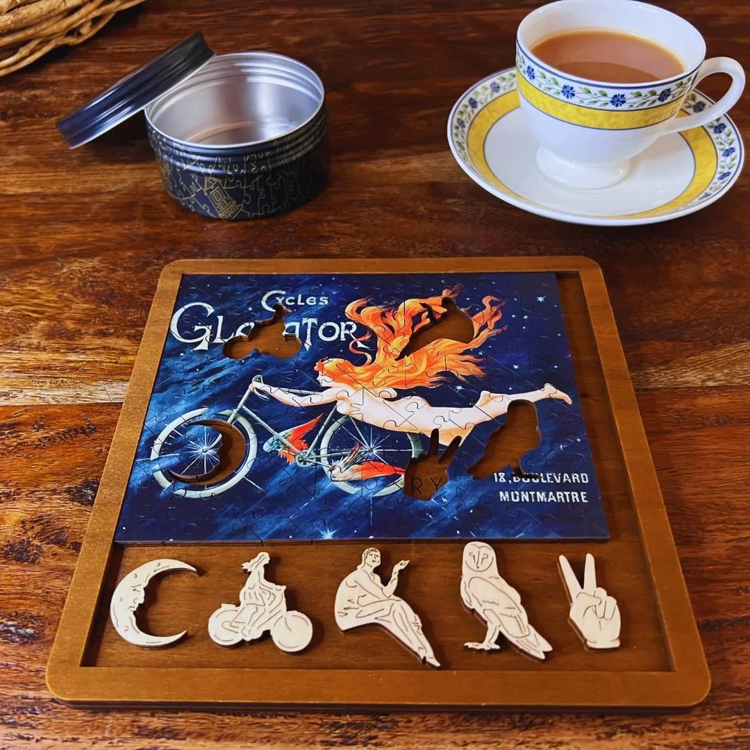 Vintage Poster - Cycles Gladiator - Mini Quarter Tin