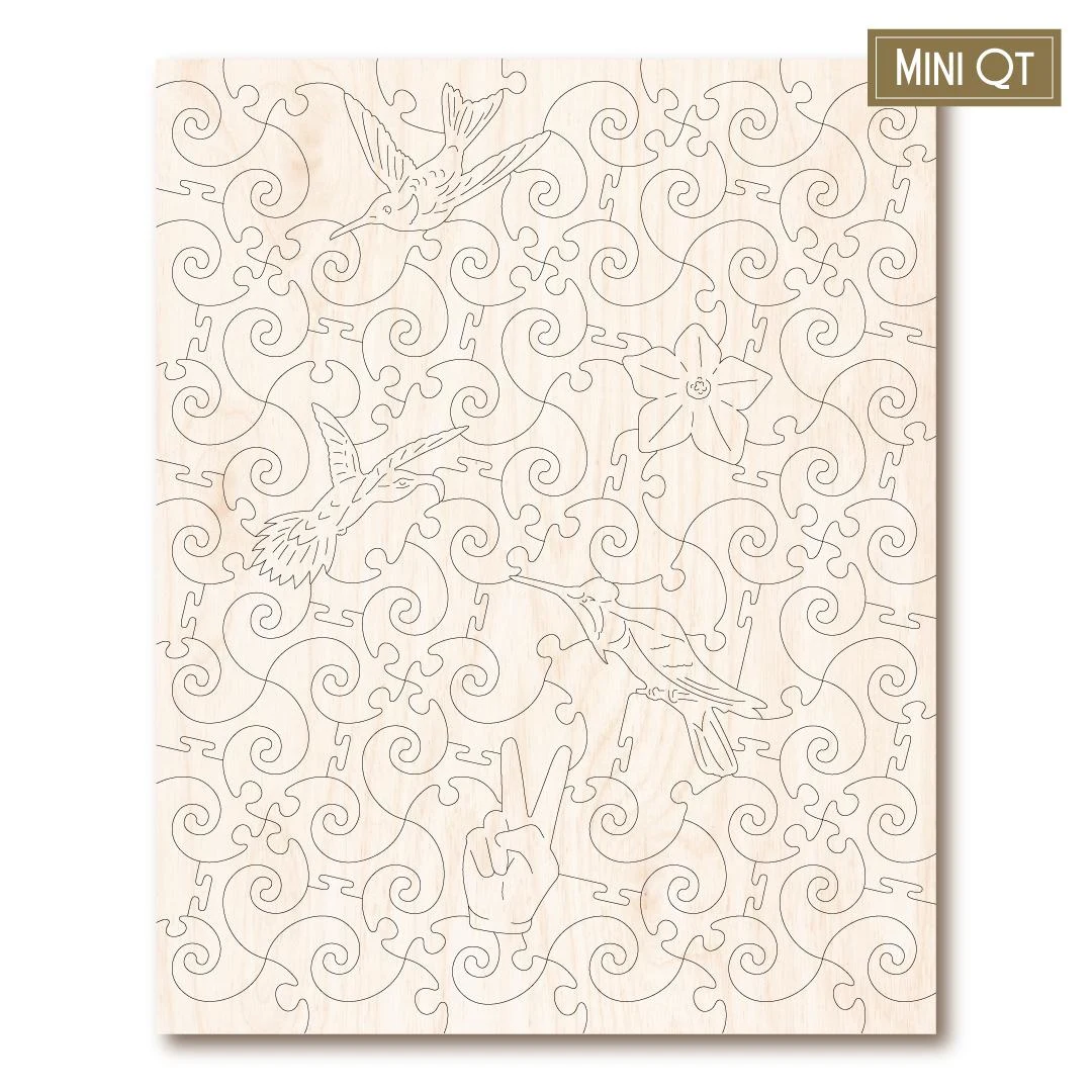 Hummingbirds - Mini Quarter Tin