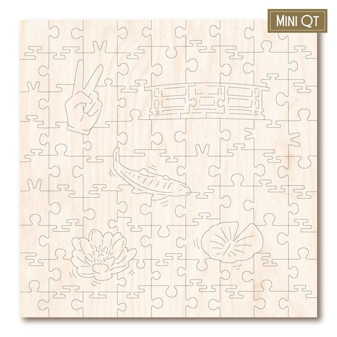 Water Lilies & Japanese Bridge - Mini Quarter Tin